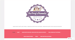 Desktop Screenshot of bopeepsbonnets.com